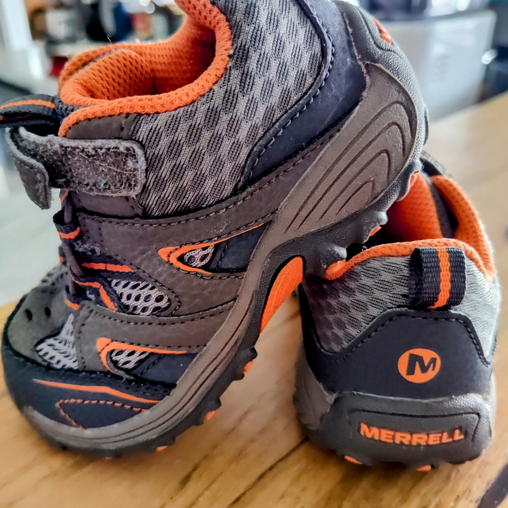 Merrell Kids Sneakers - Gray and Orange